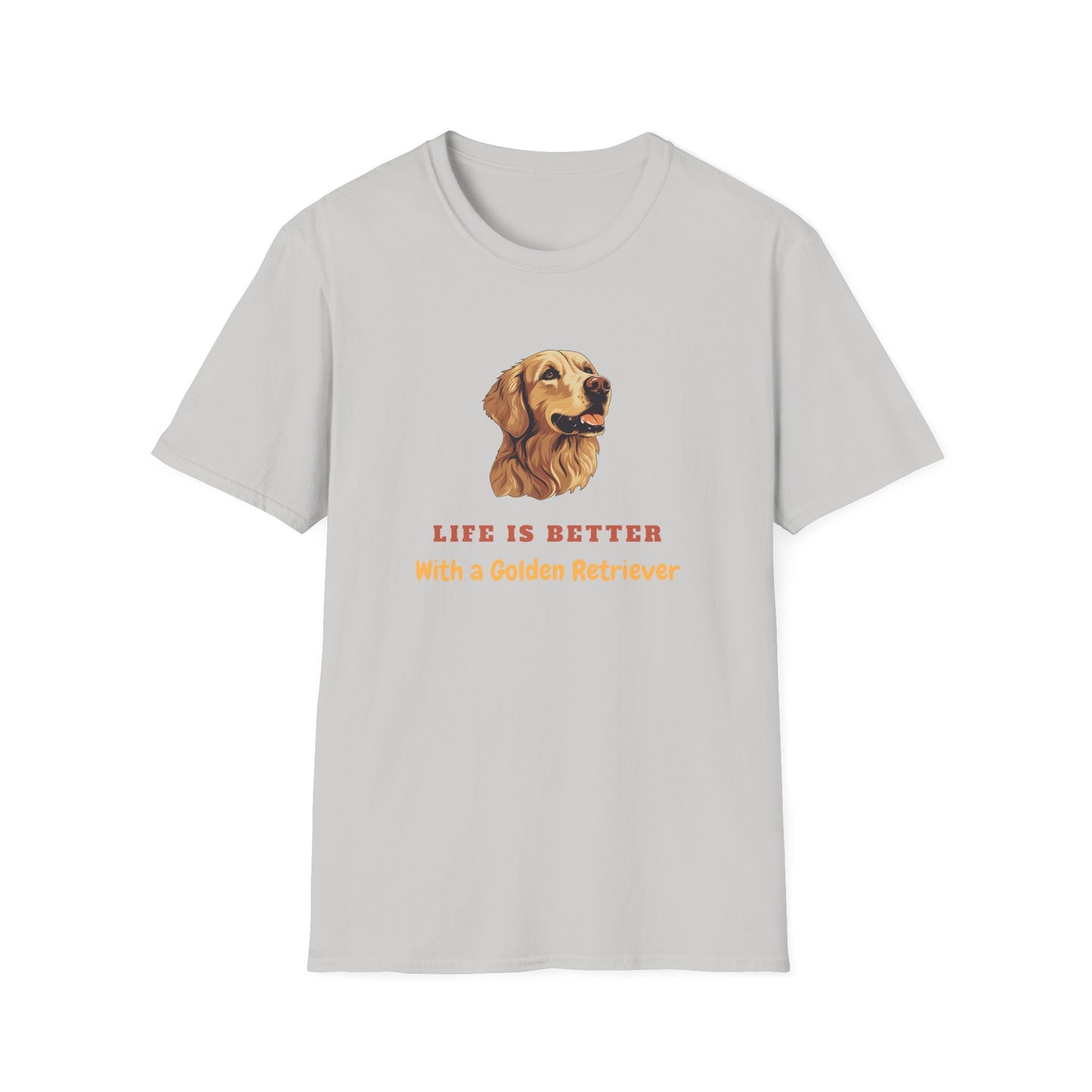 Life Is Better With a Golden Retriever Unisex T-Shirt