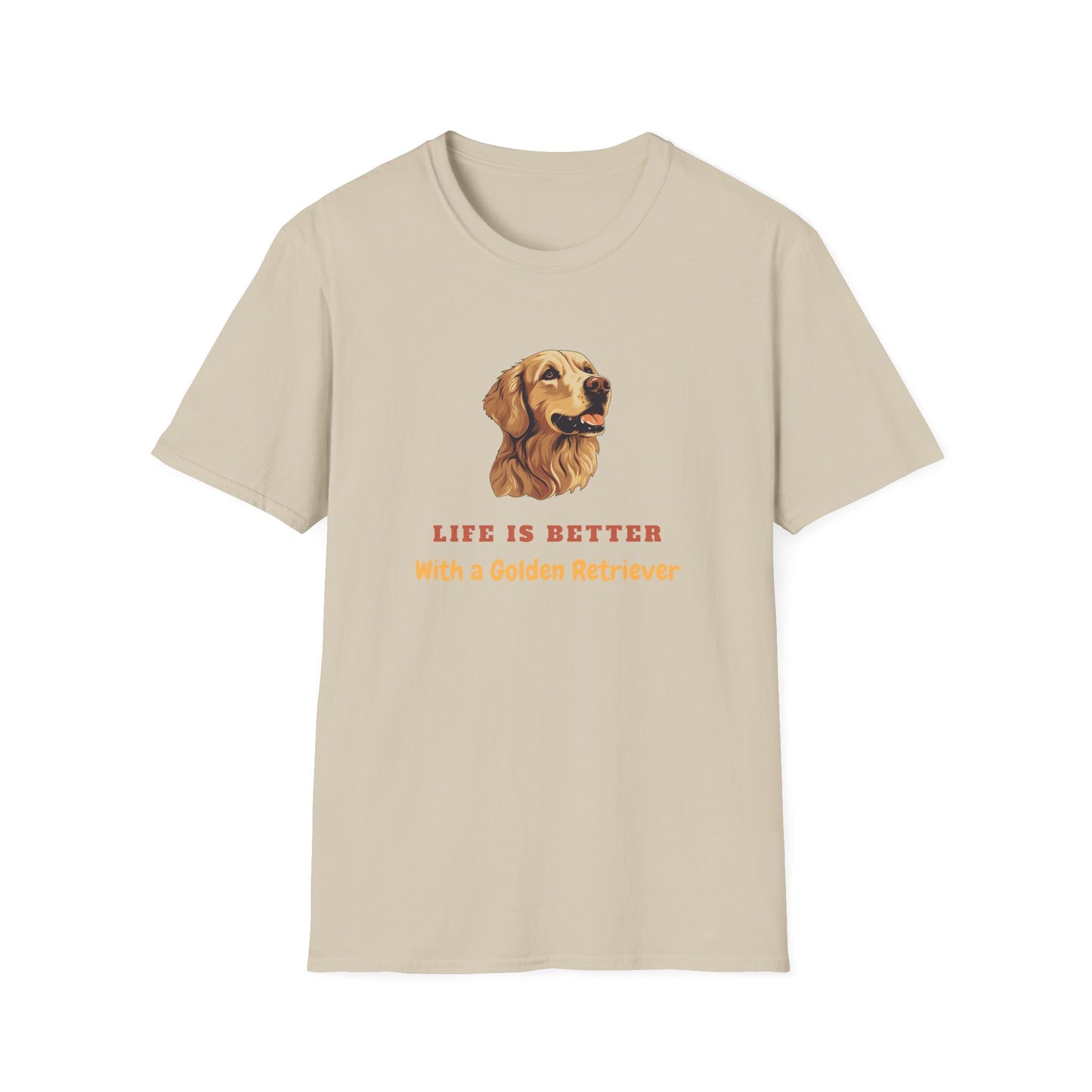 Life Is Better With a Golden Retriever Unisex T-Shirt