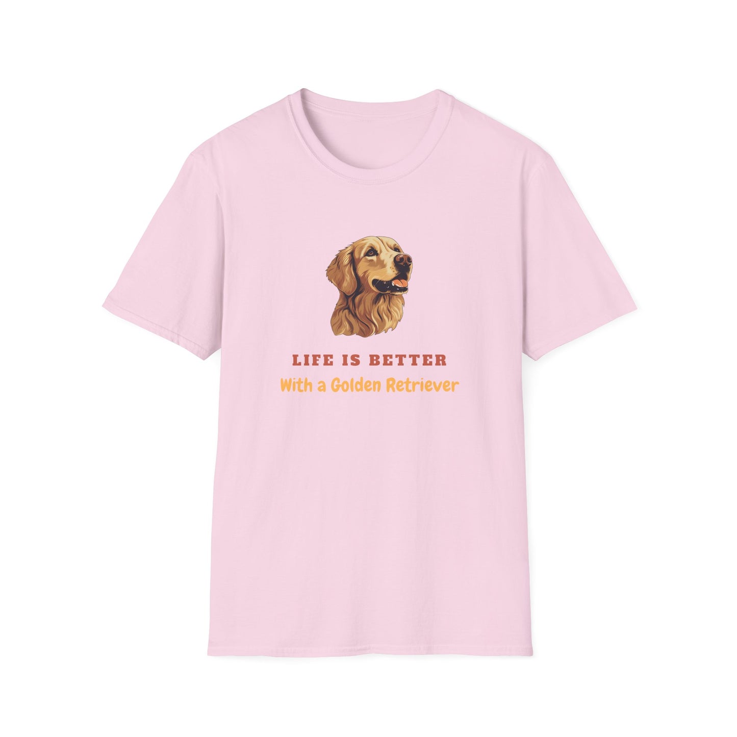 Life Is Better With a Golden Retriever Unisex T-Shirt