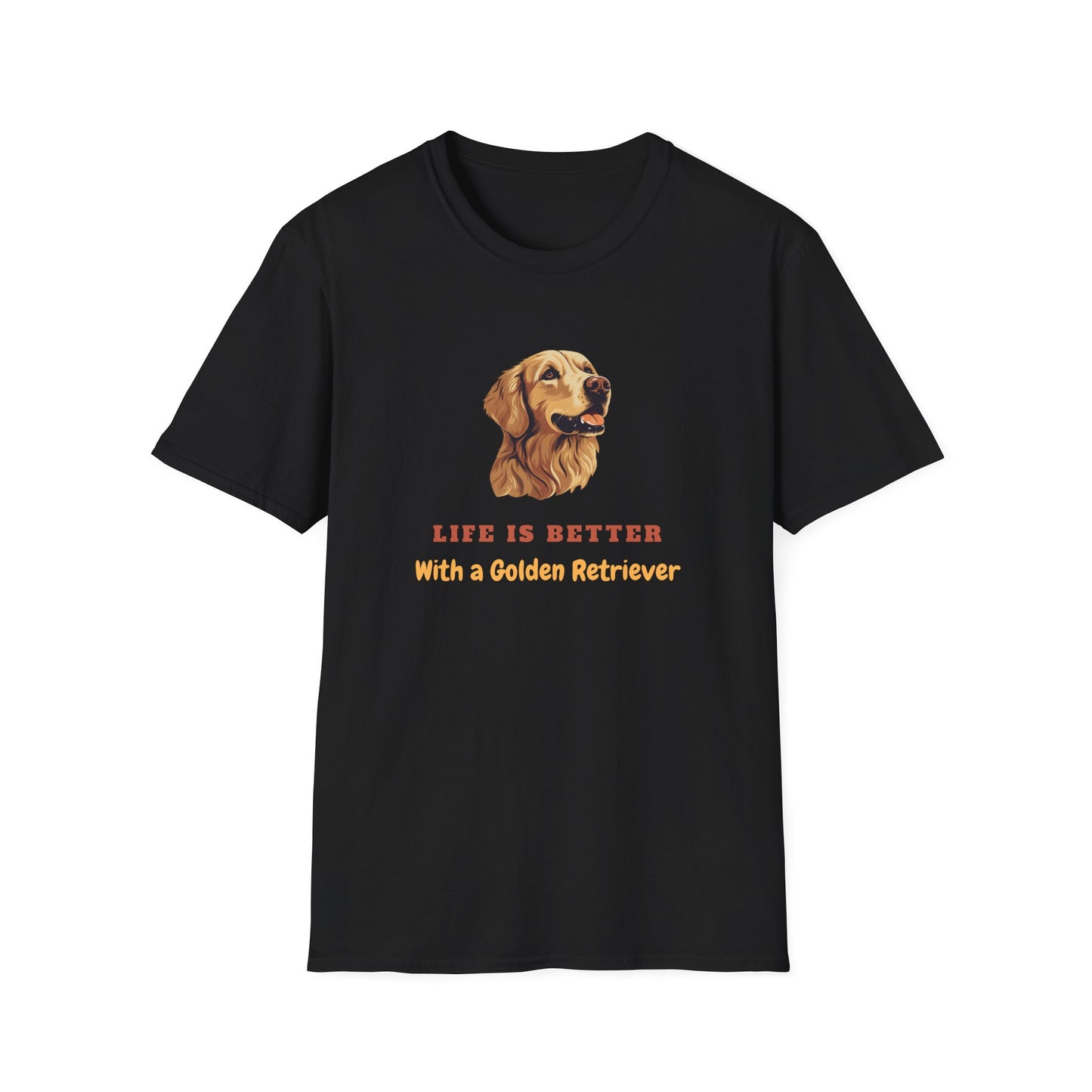 Life Is Better With a Golden Retriever Unisex T-Shirt