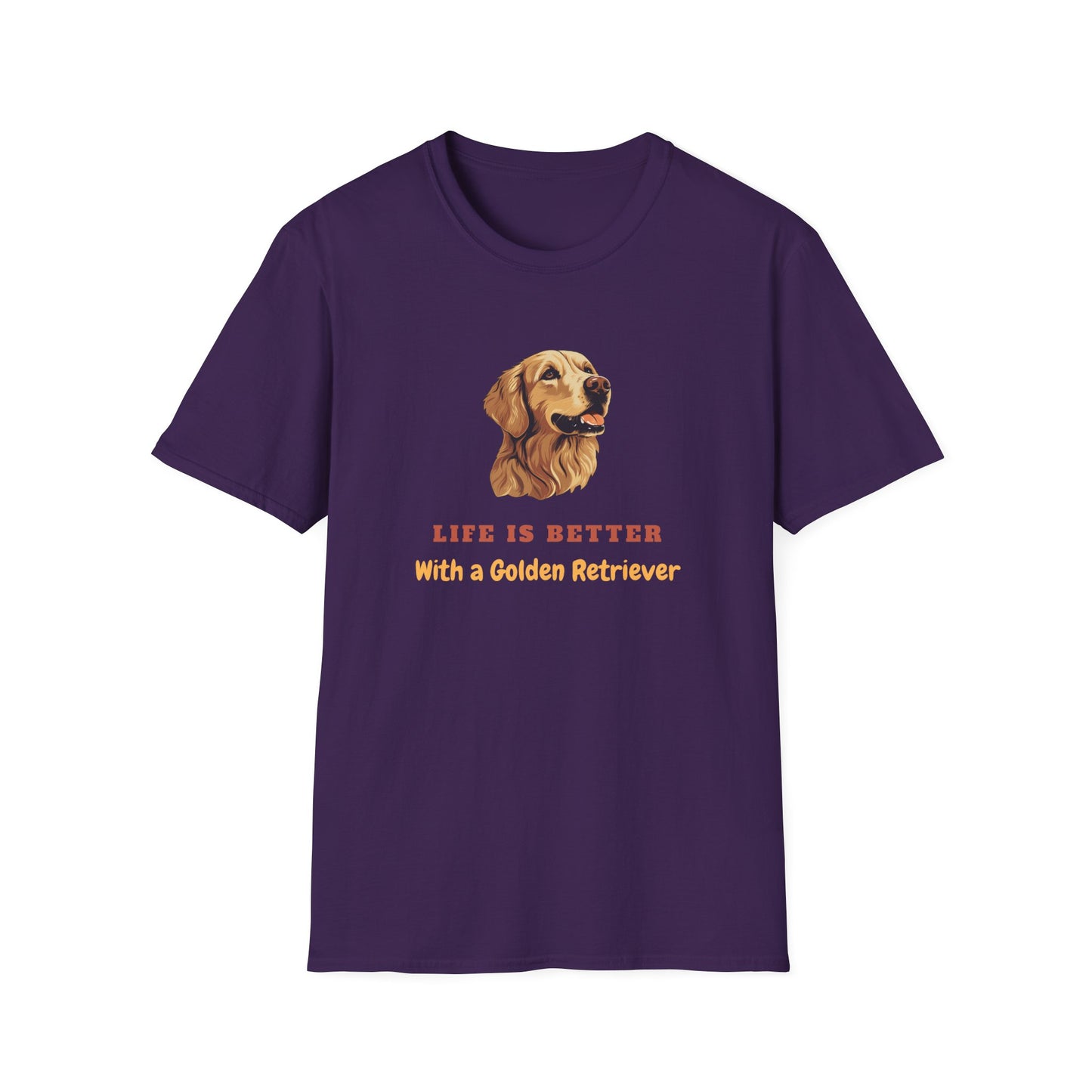 Life Is Better With a Golden Retriever Unisex T-Shirt