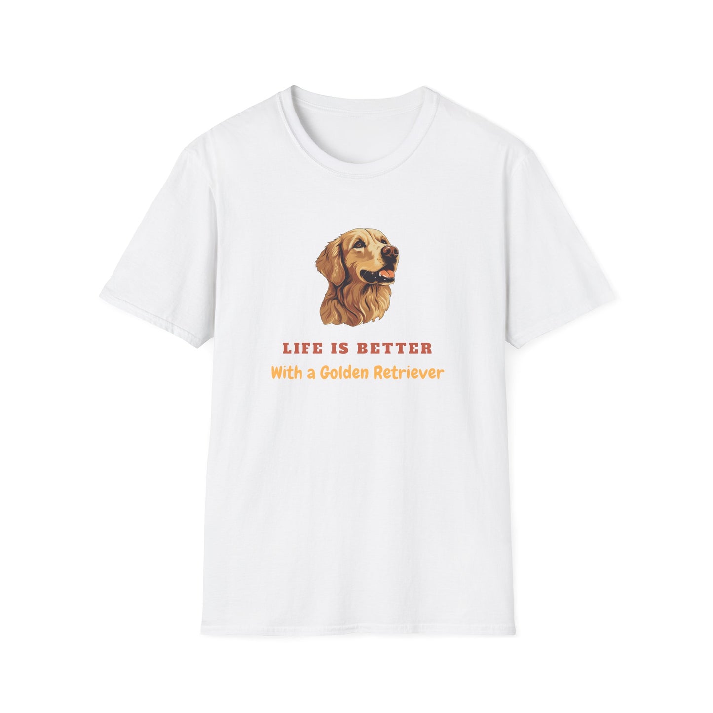 Life Is Better With a Golden Retriever Unisex T-Shirt