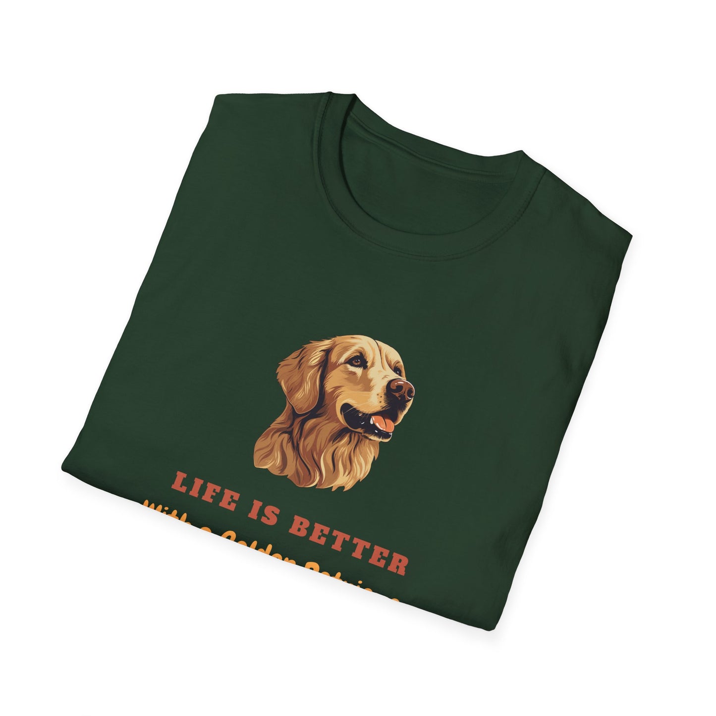 Life Is Better With a Golden Retriever Unisex T-Shirt